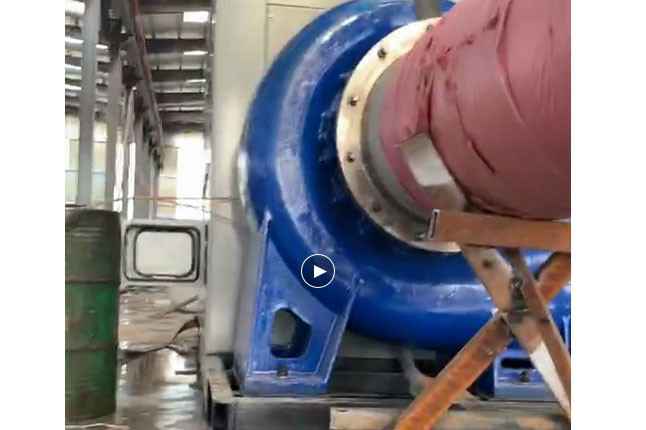 兰州杨金社区服务平台有限公司流量5100立方大型柴油机混流泵机组测试中